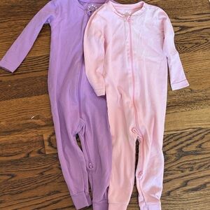 Primary Kids organic zip romper